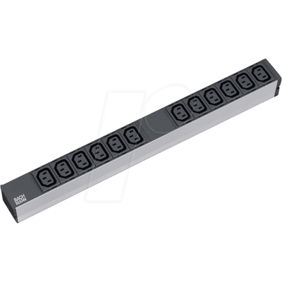 Bachmann Unidad de distribución de energía - 12 Tomas IEC - Montaje en rack - 16A Bachmann Unidad de distribución de energía - 12 Tomas IEC - Montaje en rack - 16A