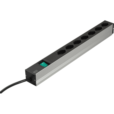 BACHMANN BACH 800.1264 - Regleta, 7 aumentos, tipo J - SEV 1011 tipo 23, negra BACHMANN BACH 800.1264 - Regleta, 7 aumentos, tipo J - SEV 1011 tipo 23, negra