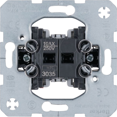 BERKER 3035 - Interruptor de serie 10AX 250V~, control de luz BERKER 3035 - Interruptor de serie 10AX 250V~, control de luz