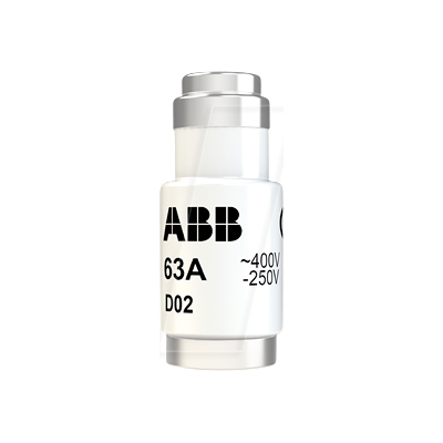 ABB D02X63GL - D02 inserto de fusión 63A, GL ABB D02X63GL - D02 inserto de fusión 63A, GL