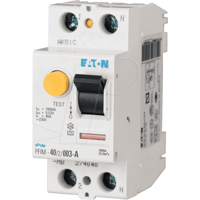 Eaton 235423 - Interruptor diferencial - 16A, Tipo A, 2 polos, 30mA Eaton 235423 - Interruptor diferencial - 16A, Tipo A, 2 polos, 30mA
