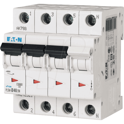 EATON 242547 - Interruptor automático 3P+N - 40A EATON 242547 - Interruptor automático 3P+N - 40A