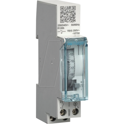 Hager EHN011 - Temporizador electromecánico con reserva de 200h - Interruptor temporizador Hager EHN011 - Temporizador electromecánico con reserva de 200h - Interruptor temporizador