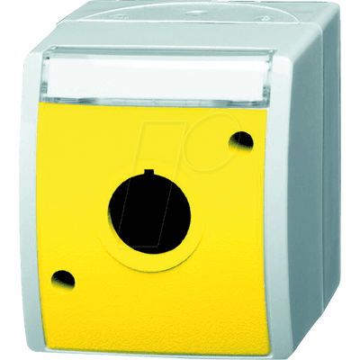BUSCH-JAEGER EL BJ FR LG - Carcasa vacía con campo de rotulación, IP 44, amar BUSCH-JAEGER EL BJ FR LG - Carcasa vacía con campo de rotulación, IP 44, amar
