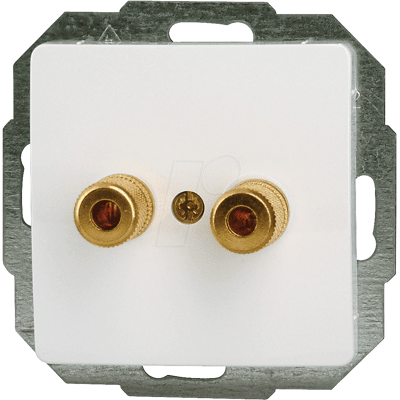 KOPP EL KO LS DOSE - Toma de corriente para altavoces - HK05, blanco arctico KOPP EL KO LS DOSE - Toma de corriente para altavoces - HK05, blanco arctico