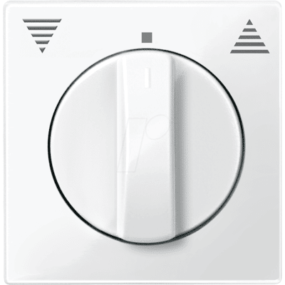 Merten 567119 - Placa Central para Persianas, Blanco Brillante - Sistema M Merten 567119 - Placa Central para Persianas, Blanco Brillante - Sistema M