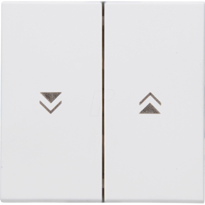 KOPP EL 07 490338003 - HK07 - Doble balancín con símbolo de flecha, blanc KOPP EL 07 490338003 - HK07 - Doble balancín con símbolo de flecha, blanc