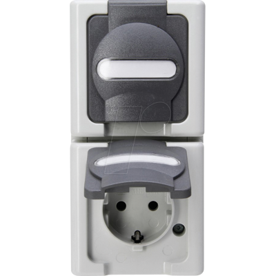 KOPP EL BE 131456008 - BLUE ELECTRIC - Conector de contacto protector con tapa abatible KOPP EL BE 131456008 - BLUE ELECTRIC - Conector de contacto protector con tapa abatible