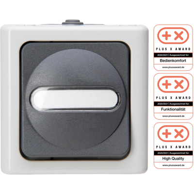 KOPP EL BE 560756009 - AZUL ELÉCTRICO - Interruptor Crossover, gris KOPP EL BE 560756009 - AZUL ELÉCTRICO - Interruptor Crossover, gris