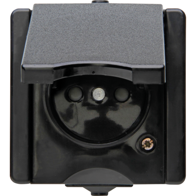 KOPP PROAQA 954705002 - ProAQA - Toma de contacto protectora central, tapa abatible, neg KOPP PROAQA 954705002 - ProAQA - Toma de contacto protectora central, tapa abatible, neg