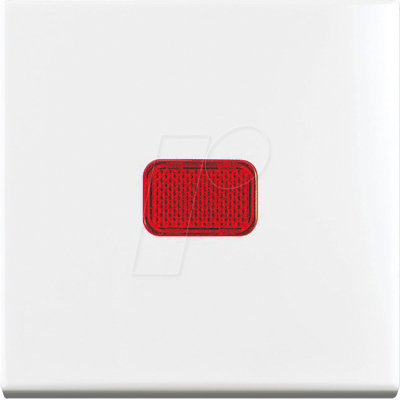 BUSCH-JAEGER EL BJ 2509-914 - Rocker Balance® SI con cúpula roja, blanco alpino BUSCH-JAEGER EL BJ 2509-914 - Rocker Balance® SI con cúpula roja, blanco alpino