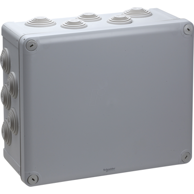 Schneider Electric Enn05017 - Caja de derivación, IP55, Gris claro, 275x225x120mm Schneider Electric Enn05017 - Caja de derivación, IP55, Gris claro, 275x225x120mm