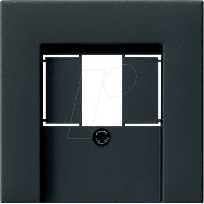 GIRA55 TAE SW - Cubierta para TAE y USB negro mate GIRA55 TAE SW - Cubierta para TAE y USB negro mate