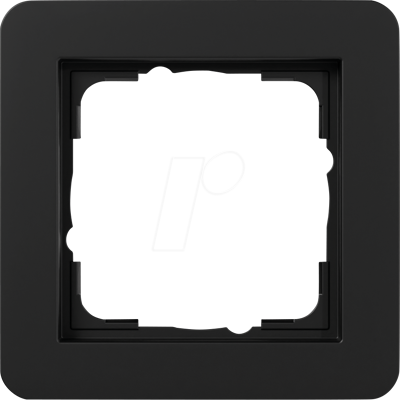 Marco protector - Gira E1 - Negro mate - Electrical switch Marco protector - Gira E1 - Negro mate - Electrical switch