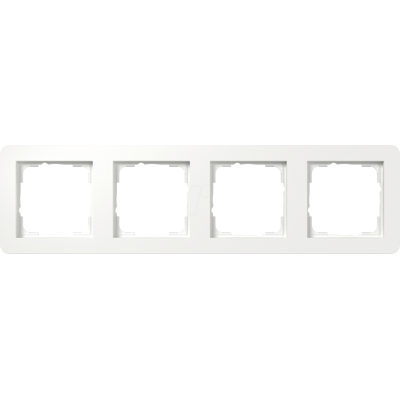 Gira E1 - Marco protector 4fach blanco puro opaco sat - Interruptores y marcos eléctricos Gira E1 - Marco protector 4fach blanco puro opaco sat - Interruptores y marcos eléctricos