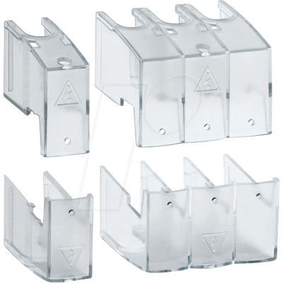Hager HZC212 - Cubierta de terminal para interruptores de 20-63A de 4 polos Hager HZC212 - Cubierta de terminal para interruptores de 20-63A de 4 polos