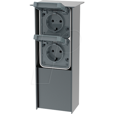 JEHOKA 20299555 - Acero inoxidable 2 tomas IP55 Columna eléctrica JEHOKA 20299555 - Acero inoxidable 2 tomas IP55 Columna eléctrica