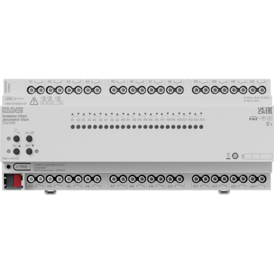 JUNG JG 23024 1S R - Interruptor KNX & actuador ciego 24 velocidades / 12 velocidades JUNG JG 23024 1S R - Interruptor KNX & actuador ciego 24 velocidades / 12 velocidades