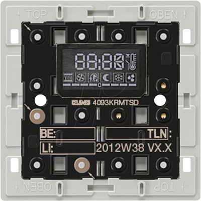JUNG JG 4093 KRM TS D - Módulo controlador de sala compacto KNX 3-fold JUNG JG 4093 KRM TS D - Módulo controlador de sala compacto KNX 3-fold