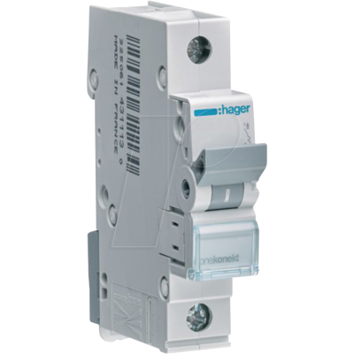 Hager MCN132 - Interruptor de protección 1 polo - 32A - IP20 Hager MCN132 - Interruptor de protección 1 polo - 32A - IP20