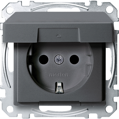 MERTEN ME SM 2310-0414 - Sistema M, toma con tapa, antracita MERTEN ME SM 2310-0414 - Sistema M, toma con tapa, antracita