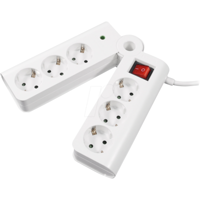 MAXTRACK Regleta NV75-1,5WL - 6 Tomas, Plegable, 1,5 m, Seco MAXTRACK Regleta NV75-1,5WL - 6 Tomas, Plegable, 1,5 m, Seco