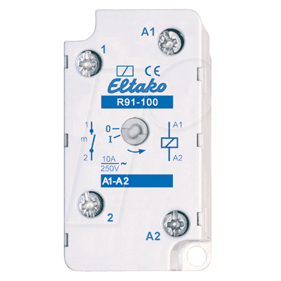 Eltako R91-100-230VAC Relé de conmutación - Montaje en pared - 8A Max Eltako R91-100-230VAC Relé de conmutación - Montaje en pared - 8A Max