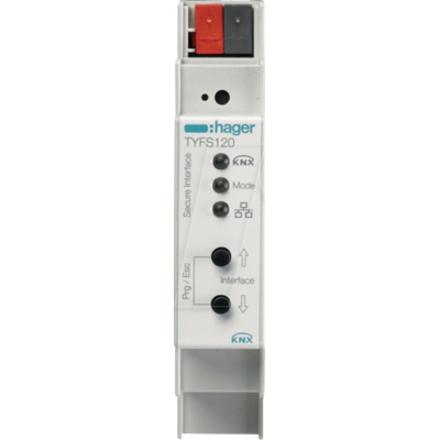 Hager TYFS120 - Interfaz KNX/IP Segura - 8 Canales Hager TYFS120 - Interfaz KNX/IP Segura - 8 Canales