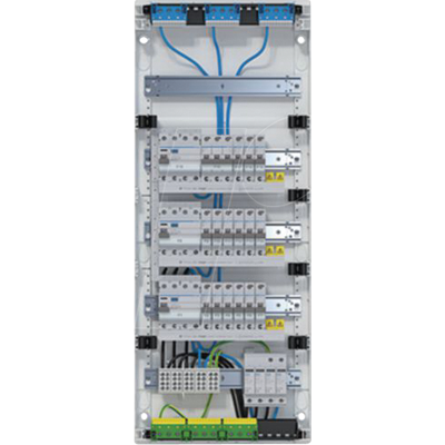 HAGER VA60BV1 - Distribuidor pequeño - 3 FI, 4 polos, Sobretensión T2 - Residencial HAGER VA60BV1 - Distribuidor pequeño - 3 FI, 4 polos, Sobretensión T2 - Residencial