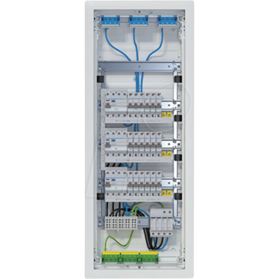 Hager VU60BV1 Pequeño cuadro de distribución - 3 RCD, 4 polos, DIN estándar Hager VU60BV1 Pequeño cuadro de distribución - 3 RCD, 4 polos, DIN estándar