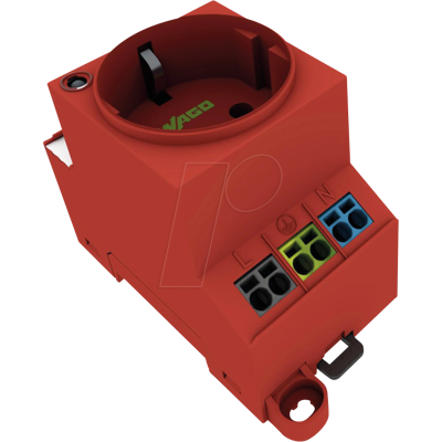 WAGO 709-583 Enchufe eléctrico - Rojo, Conexión doble, Indicador LED WAGO 709-583 Enchufe eléctrico - Rojo, Conexión doble, Indicador LED