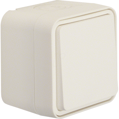 Hager - Wnc001b - Blanco - IP55 - Interruptor Hager - Wnc001b - Blanco - IP55 - Interruptor