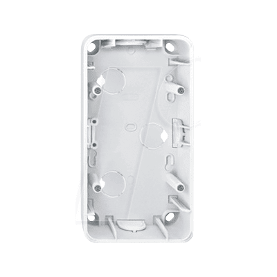 Caja eléctrica doble Merten - Caja de pared polar blanca Caja eléctrica doble Merten - Caja de pared polar blanca