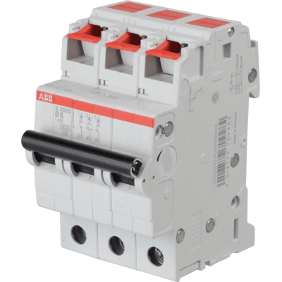 ABB S203S-B6 - Interruptor automático 6A 3 polos ABB S203S-B6 - Interruptor automático 6A 3 polos
