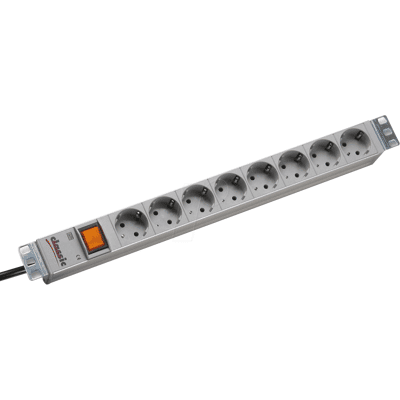BACHMANN EL 8-FACH 19 MS - Regleta de enchufes, 19", 8 aumentos con interruptor BACHMANN EL 8-FACH 19 MS - Regleta de enchufes, 19", 8 aumentos con interruptor