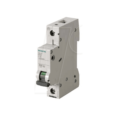 SIEMENS LS 6110 6 - Interruptor automático, Char. B, 10 a, 1 polo SIEMENS LS 6110 6 - Interruptor automático, Char. B, 10 a, 1 polo