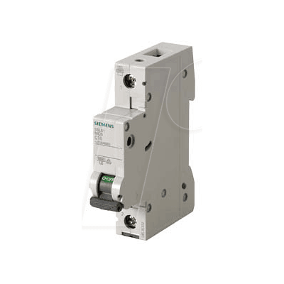Siemens Modelo 5SL61167 - Interruptor 1P 16A Siemens Modelo 5SL61167 - Interruptor 1P 16A