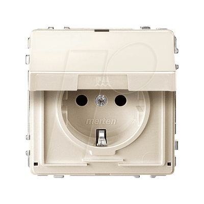 Merten Modelo MEG2310-7244 Enchufe Blanco con Protección Táctil - Enchufe Merten Modelo MEG2310-7244 Enchufe Blanco con Protección Táctil - Enchufe