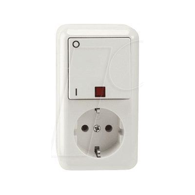 Merten MEG3499-8719 - Enchufe/Switch con Iluminación Merten MEG3499-8719 - Enchufe/Switch con Iluminación