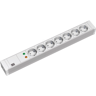 BACHMANN BACH 333.604 - Regleta de enchufes, 19", 7 aumentos BACHMANN BACH 333.604 - Regleta de enchufes, 19", 7 aumentos