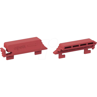 BACHMANN BACH 940.103 - PDU clips de bloqueo, para C13, rojo, 12 unidades BACHMANN BACH 940.103 - PDU clips de bloqueo, para C13, rojo, 12 unidades