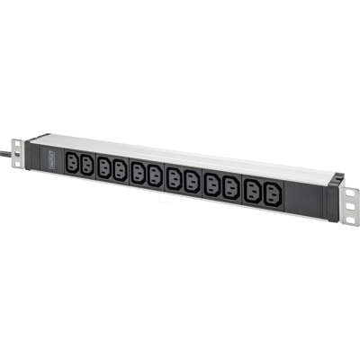 DIGITUS DIGI DN-95426 - Regleta de enchufes con perfil de aluminio, 12 enchufes, cable DIGITUS DIGI DN-95426 - Regleta de enchufes con perfil de aluminio, 12 enchufes, cable