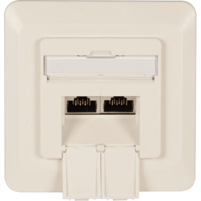 EFB-ELEKTRONIK EFB ET-25211.2V1 - Caja de datos RJ45 CAT.6, derecha/izquierda, enrasada, 2x RJ45 EFB-ELEKTRONIK EFB ET-25211.2V1 - Caja de datos RJ45 CAT.6, derecha/izquierda, enrasada, 2x RJ45