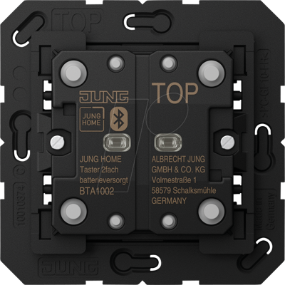 JUNG JG BTA1002 - Uso de botón Bluetooth, doble, funcionamiento por bater&i JUNG JG BTA1002 - Uso de botón Bluetooth, doble, funcionamiento por bater&i