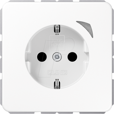 JUNG JG BTCD1521SWW - Toma de corriente Bluetooth conmutable, blanco alpino JUNG JG BTCD1521SWW - Toma de corriente Bluetooth conmutable, blanco alpino