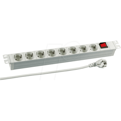 KOPP 691686K - Regleta de 8 x CEE 7/3, RAL7035 KOPP 691686K - Regleta de 8 x CEE 7/3, RAL7035