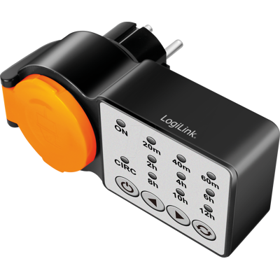 LOGILINK ET0015 - Temporizador Exterior, Temporizador, led, IP44, 3600 W, negro / LOGILINK ET0015 - Temporizador Exterior, Temporizador, led, IP44, 3600 W, negro /