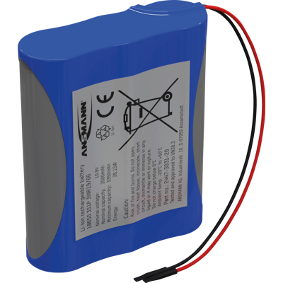 ANSMANN ANS 2447-3031-20 - Paquete de baterías de iones de litio, 10,9 V, 3500 mAh, ANSMANN ANS 2447-3031-20 - Paquete de baterías de iones de litio, 10,9 V, 3500 mAh,