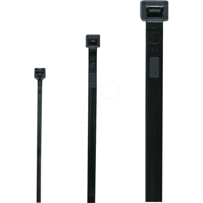 Cimco Negro 780mm 9mm Ataduras - Resistente a la intemperie, Alta Resistencia - Aprobado UL Cimco Negro 780mm 9mm Ataduras - Resistente a la intemperie, Alta Resistencia - Aprobado UL