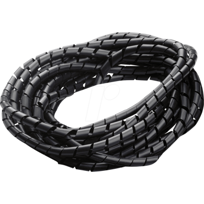 CIMCO 186224 - Cinta espiral, longitud 10 m, paquete Ø 9 - 70 mm, negro CIMCO 186224 - Cinta espiral, longitud 10 m, paquete Ø 9 - 70 mm, negro